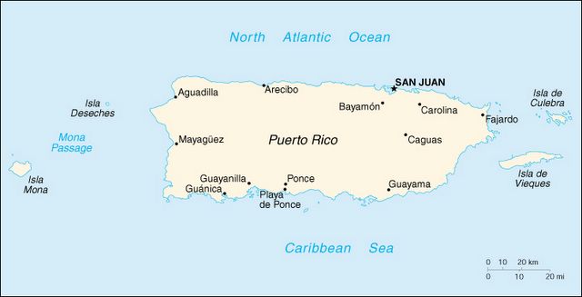 map of puerto rico